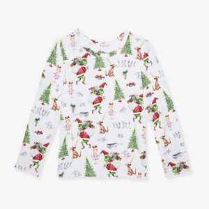 Posh Peanut Dr. Seuss Grinch Who-Ville Classic LS Tee 3T-4T